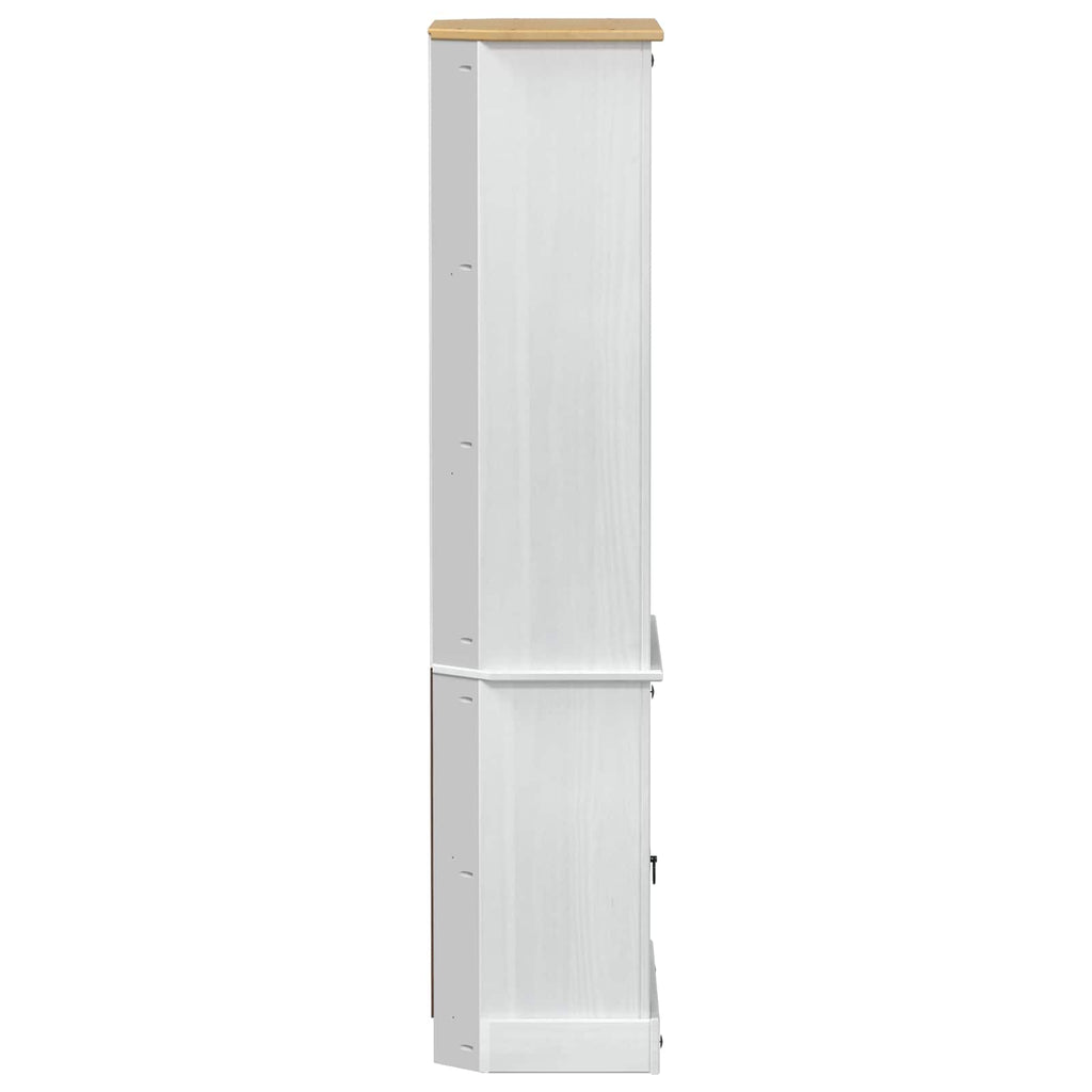 Aparador alto 74 x 38 x 170 cm Madera de pino macizo