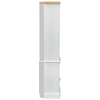 Aparador alto 74 x 38 x 170 cm Madera de pino macizo