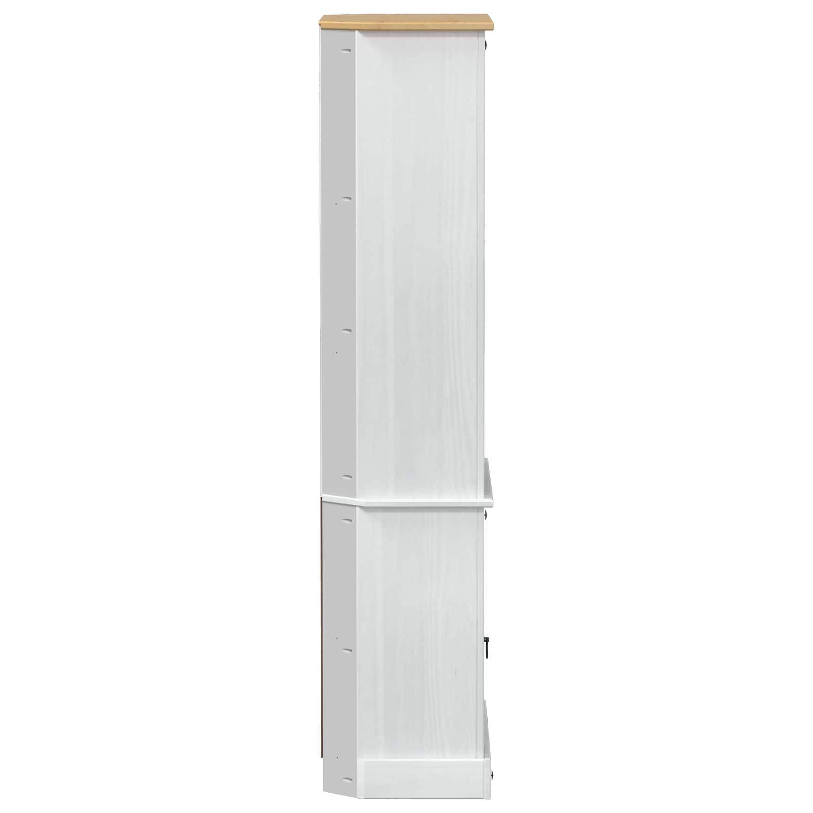 Aparador alto 74 x 38 x 170 cm Madera de pino macizo