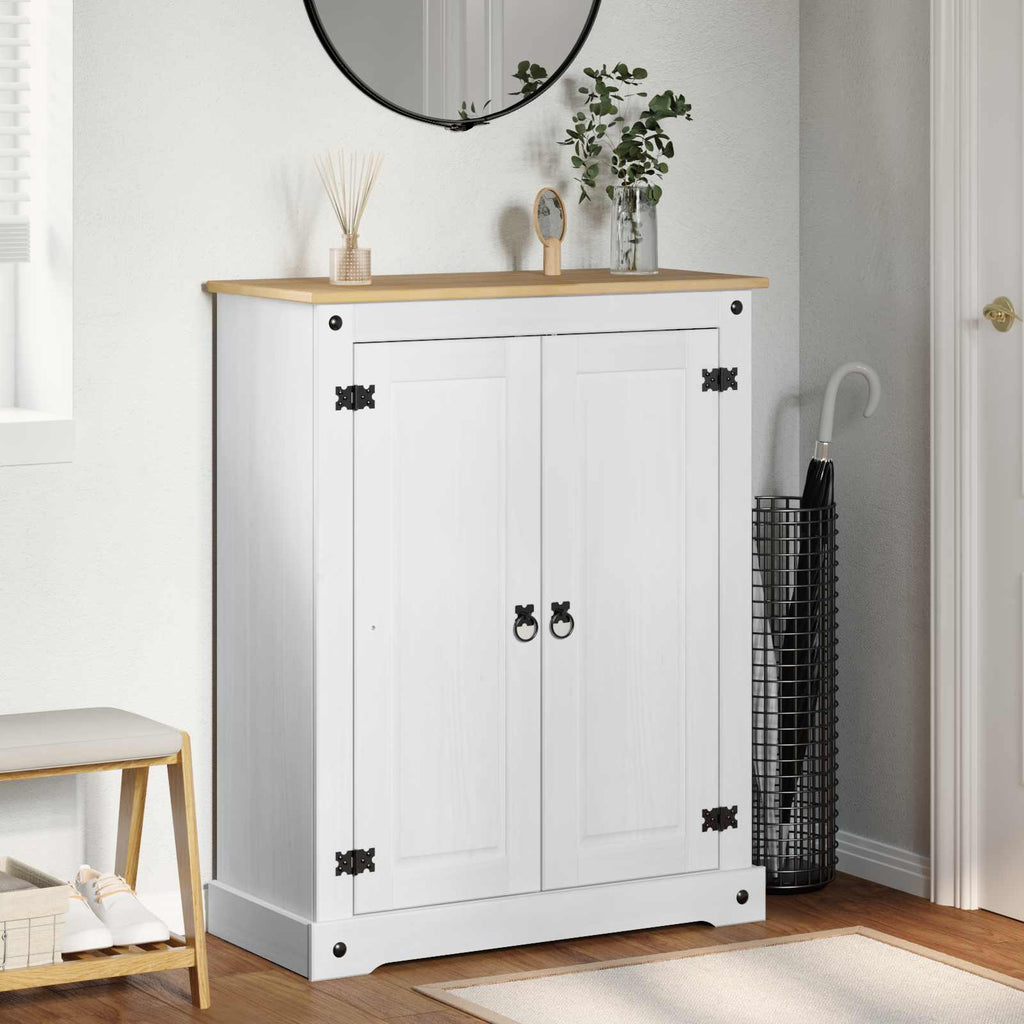 Armario Zapatero 86 x 38,5 x 108 cm Madera de pino macizo