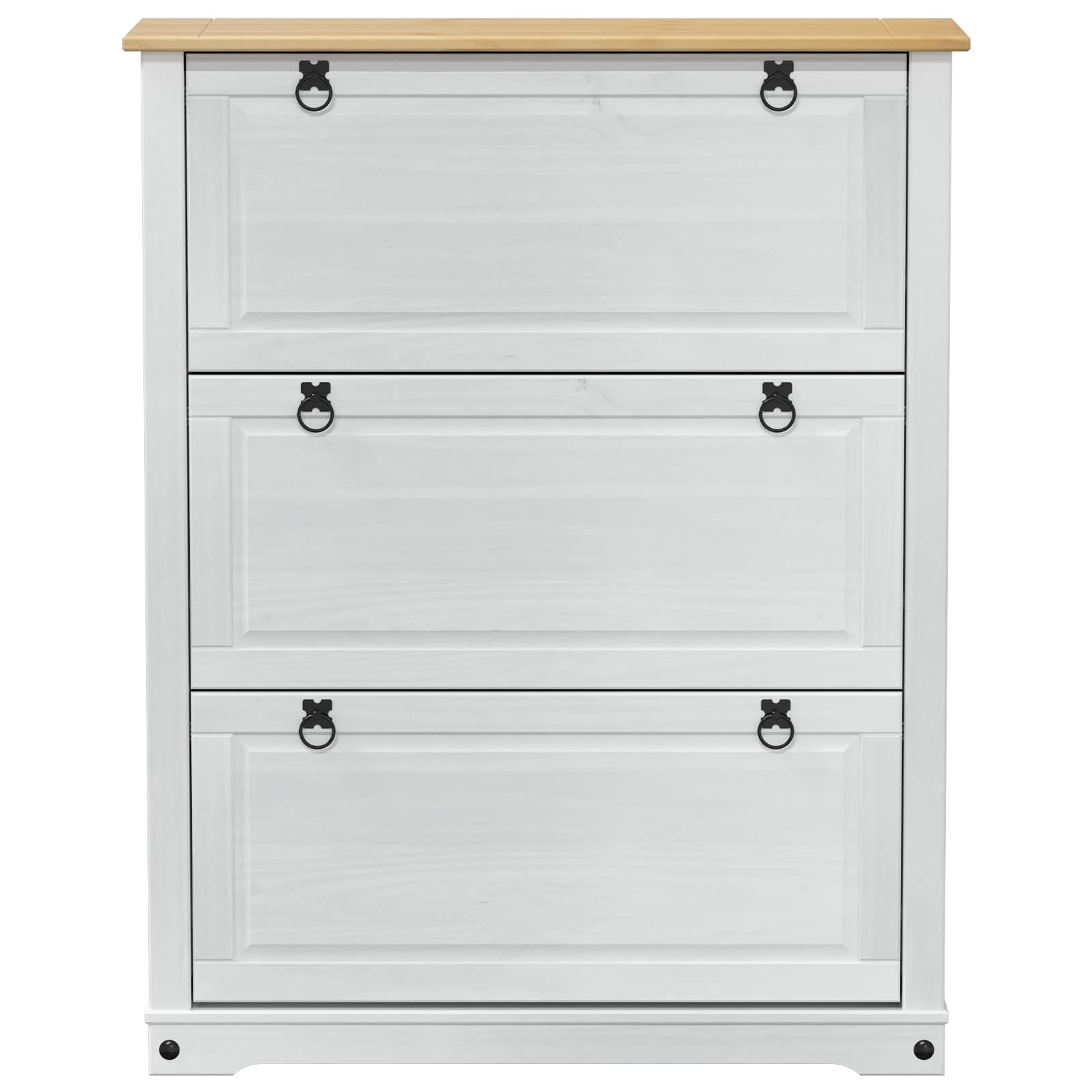 Armario Zapatero Corona 99 x 32 x 122 cm Madera de pino macizo