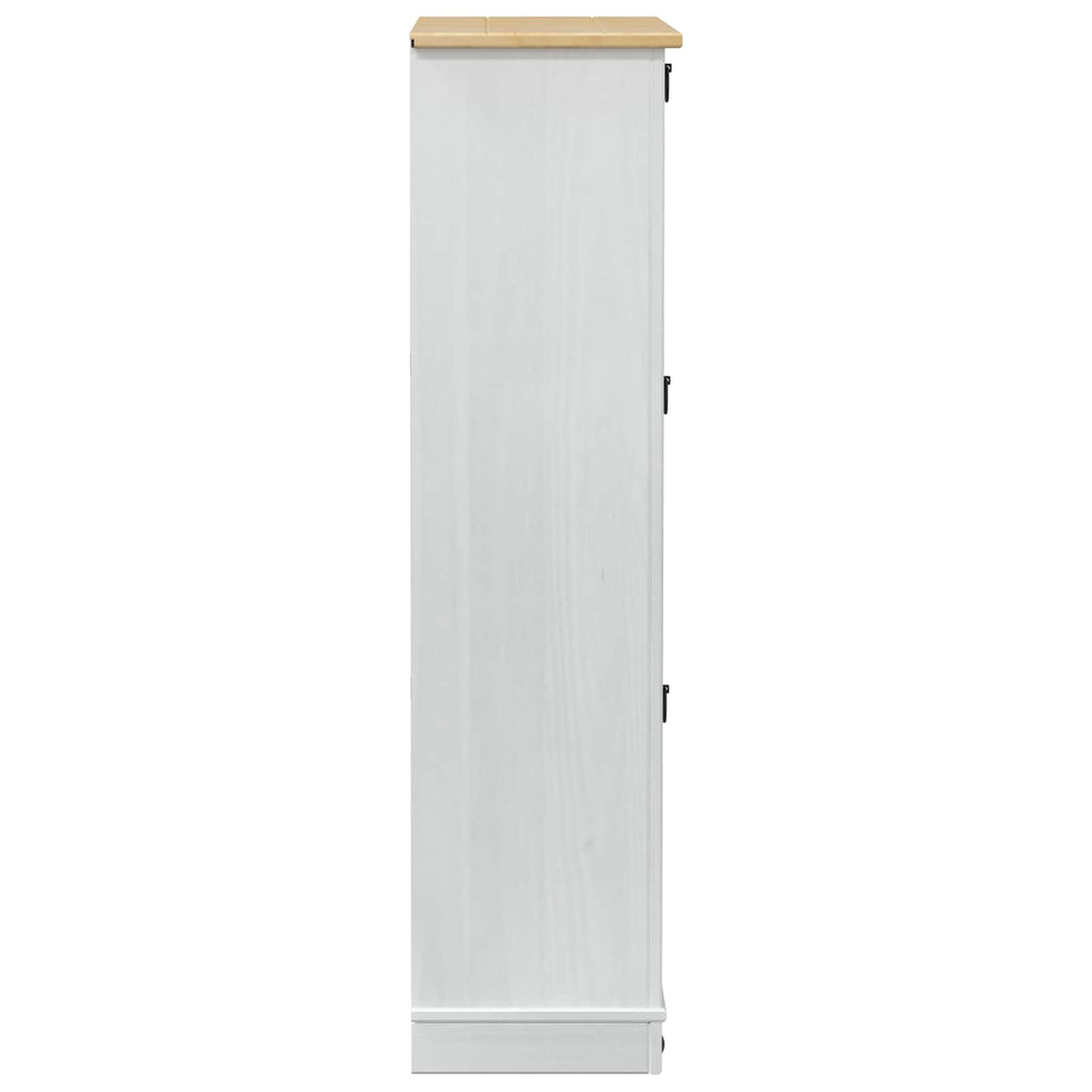 Armario Zapatero Corona 99 x 32 x 122 cm Madera de pino macizo