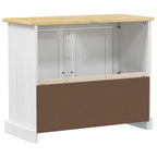 Mueble de lavabo 73 x 33 x 60 cm Madera de pino macizo