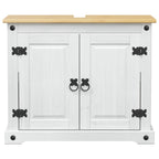 Mueble de lavabo 73 x 33 x 60 cm Madera de pino macizo