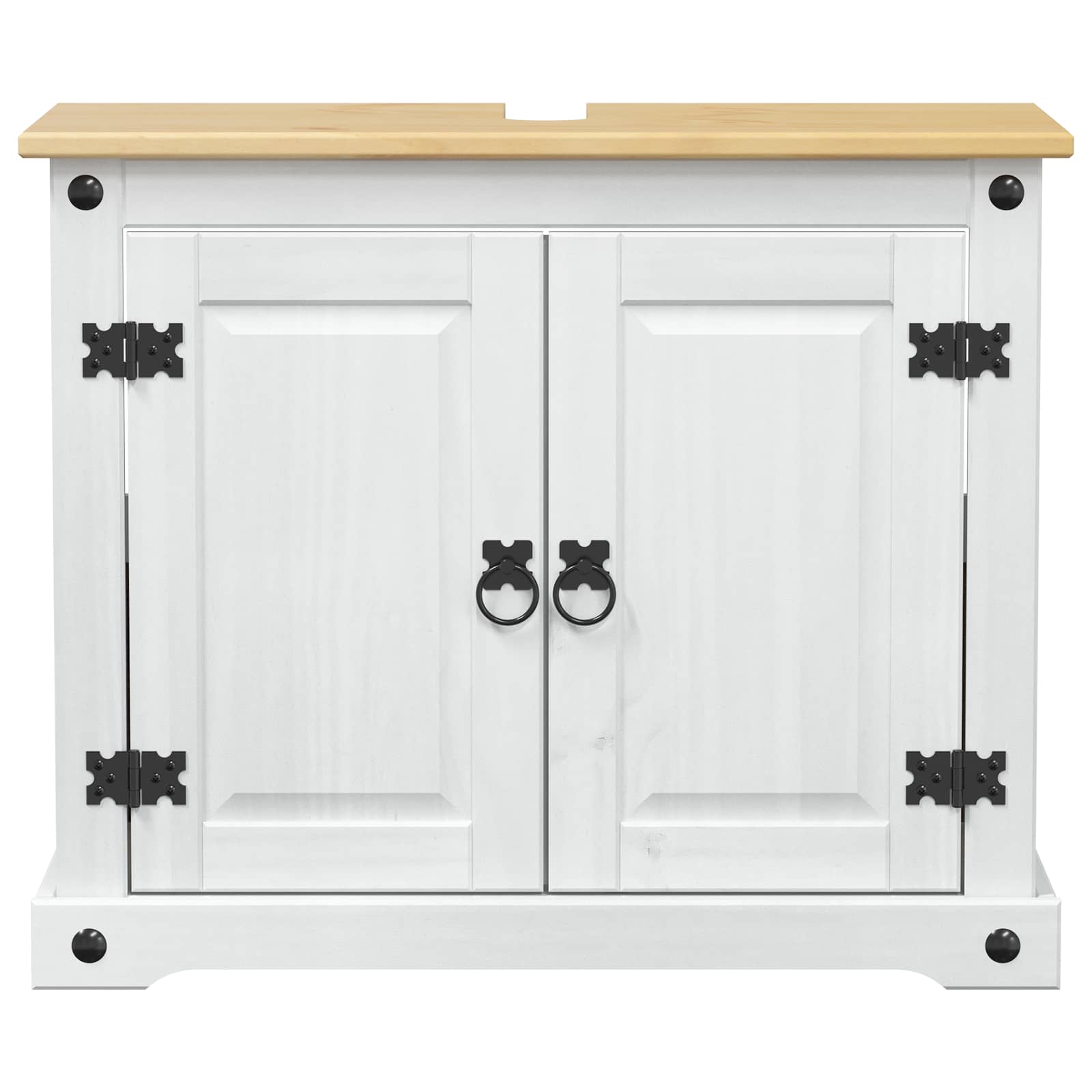 Mueble de lavabo 73 x 33 x 60 cm Madera de pino macizo