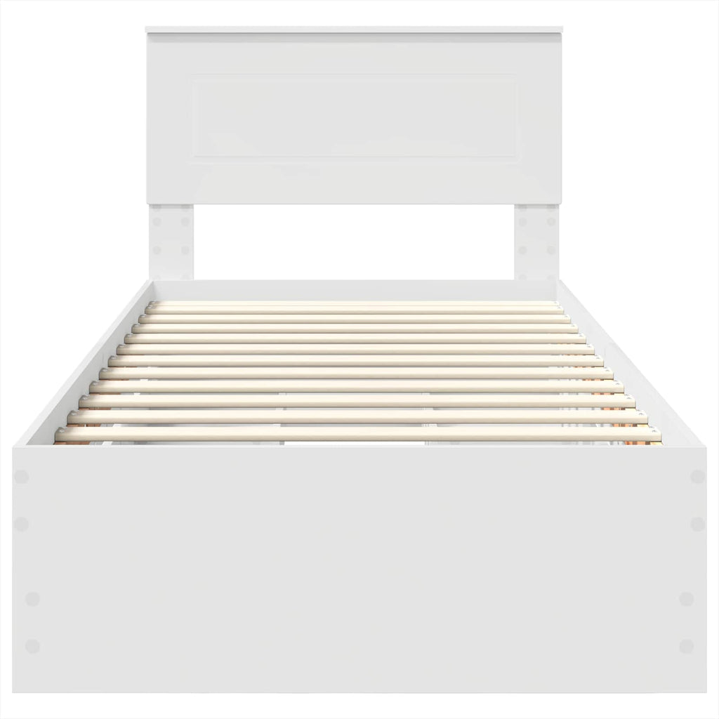 Estructura de cama con cajón 100 x 200 cm Madera Ingenieril