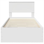 Estructura de cama con cajón 100 x 200 cm Madera Ingenieril