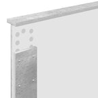 Estructura de cama con cabecera Gris Concreto 100 x 200 cm