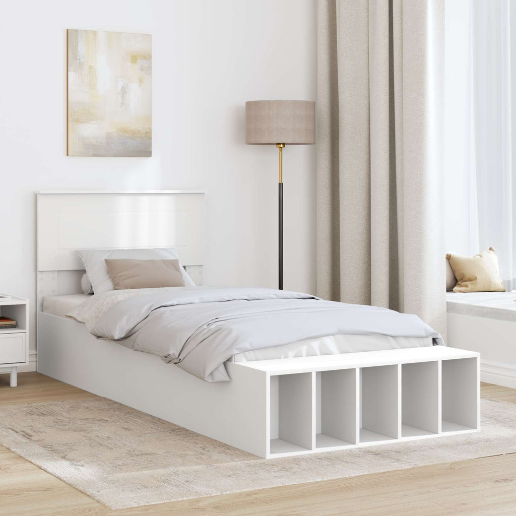 Estructura de cama Manual 100 x 200 cm Madera contrachapada