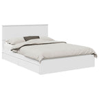 Cama con almacenamiento 140 x 190 cm Madera de ingeniería