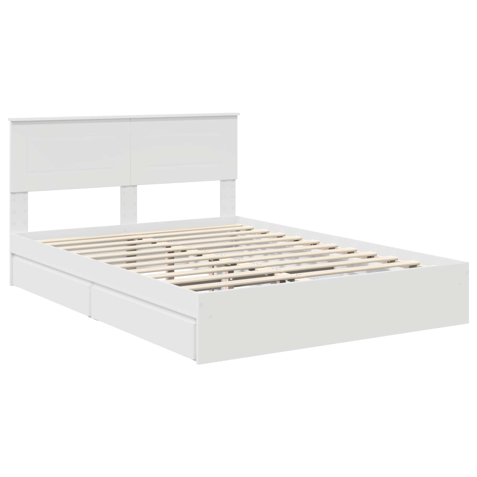 Cama con almacenamiento 140 x 190 cm Madera de ingeniería