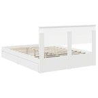 Cama con almacenamiento 140 x 190 cm Madera de ingeniería