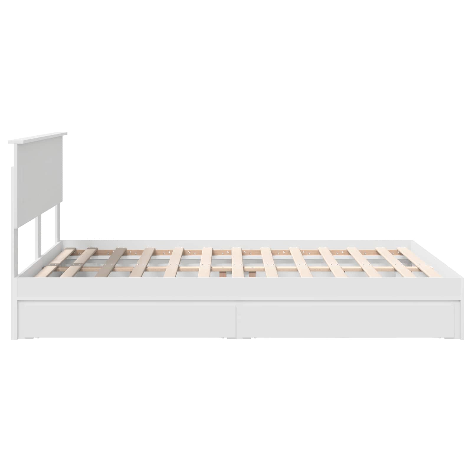 Cama con almacenamiento 140 x 190 cm Madera de ingeniería