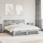 Estrutura de cama 137 x 203 cm Madeira processada