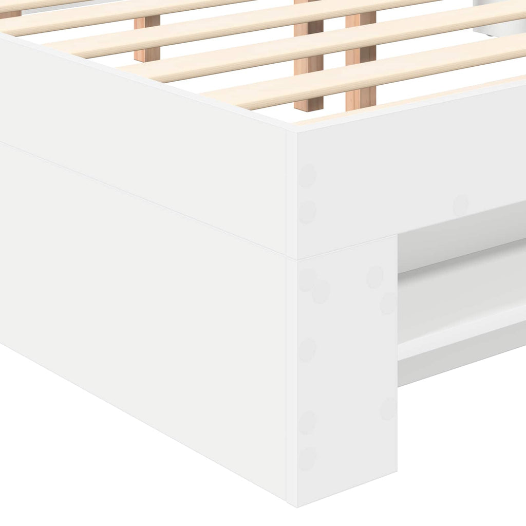 Estructura de cama 137 x 203 cm Madera de ingeniería