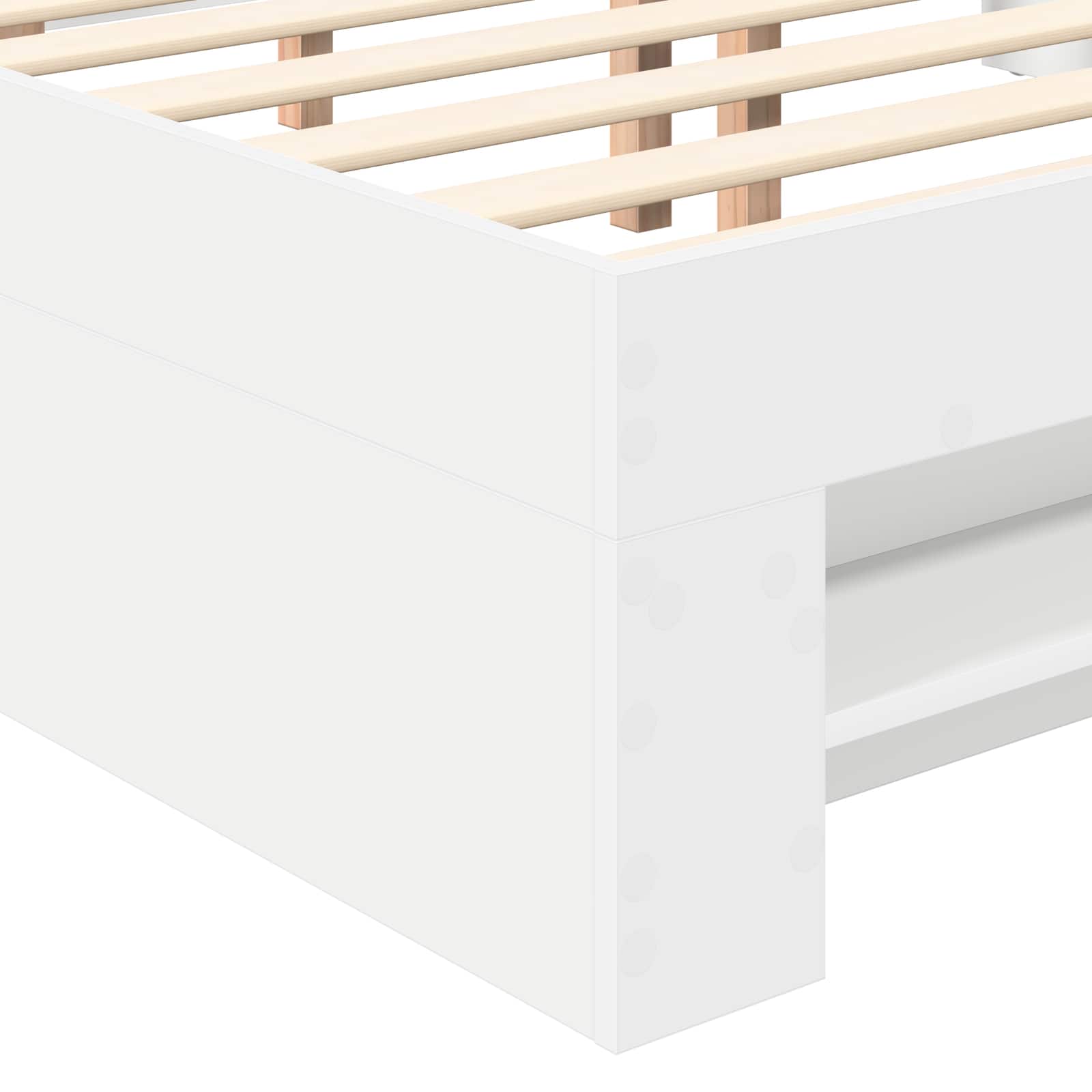 Estructura de cama 137 x 203 cm Madera de ingeniería