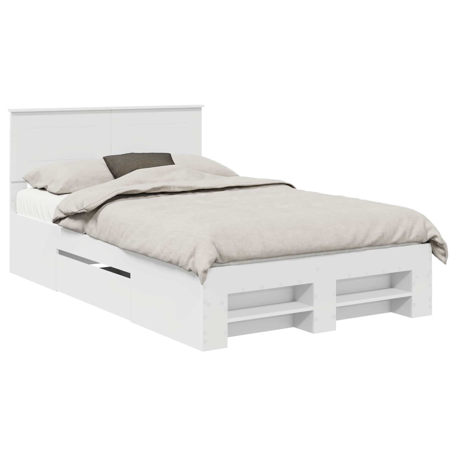 Estructura de cama 137 x 203 cm Madera de ingeniería