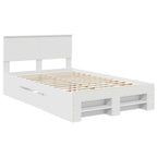 Estructura de cama 137 x 203 cm Madera de ingeniería