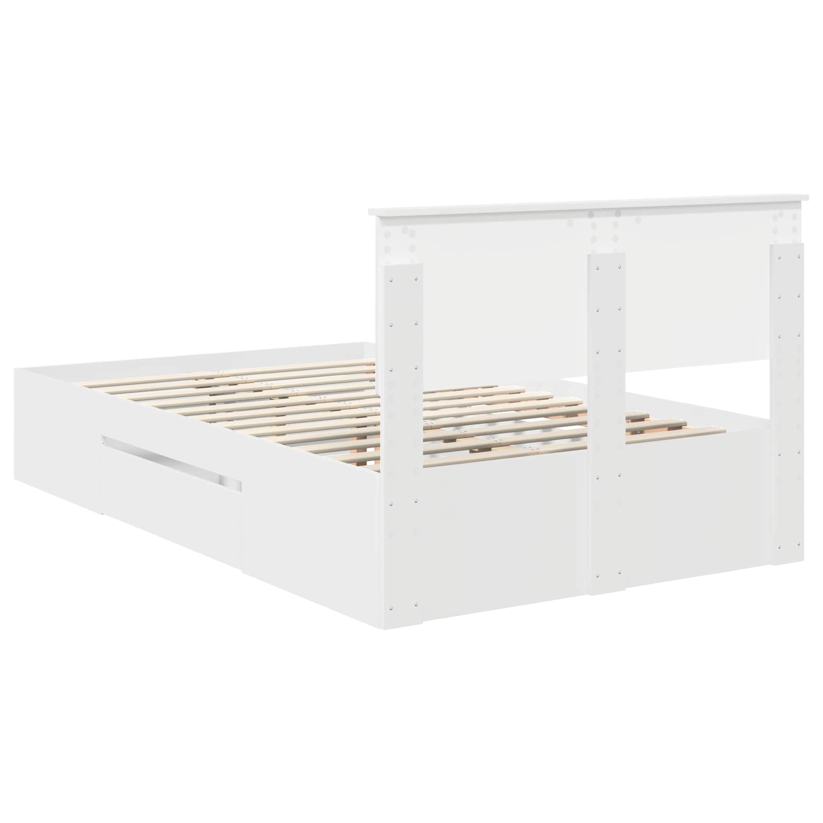 Estructura de cama 137 x 203 cm Madera de ingeniería