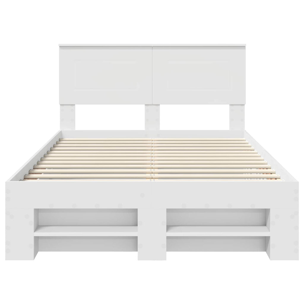 Estructura de cama 137 x 203 cm Madera de ingeniería
