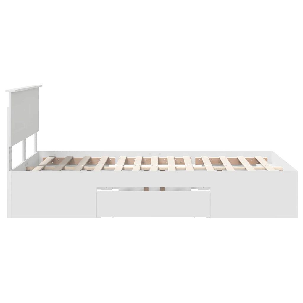 Estructura de cama 137 x 203 cm Madera de ingeniería
