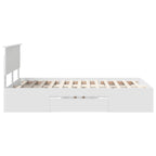 Estructura de cama 137 x 203 cm Madera de ingeniería