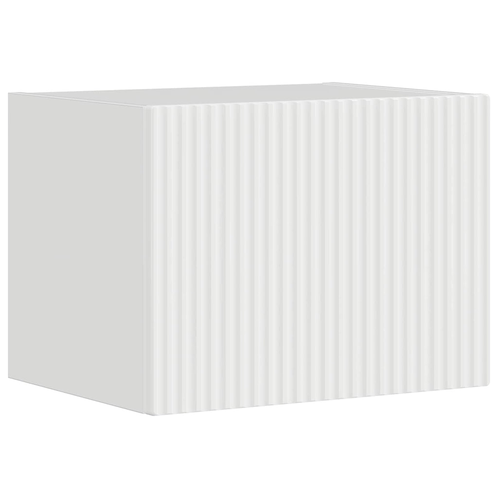 Conjunto de mueble para TV de pared 4 pcs brillante