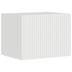 Conjunto de mueble para TV de pared 4 pcs brillante