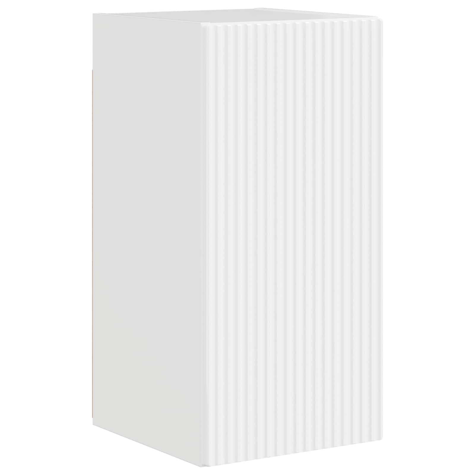 Conjunto de mueble para TV de pared 4 pcs brillante