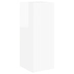 Conjunto de mueble para TV de pared 4 pcs brillante