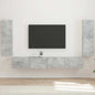 Conjunto de mueble para TV de pared 4 pcs 29,5 x 31 x 100 cm