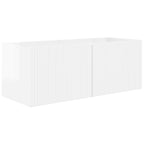 Conjunto de mueble para TV de pared 4 pcs brillante