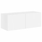 Conjunto de mueble para TV de pared 6 pcs brillante