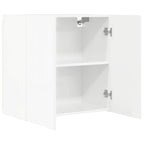 Conjunto de mueble para TV de pared 6 pcs brillante