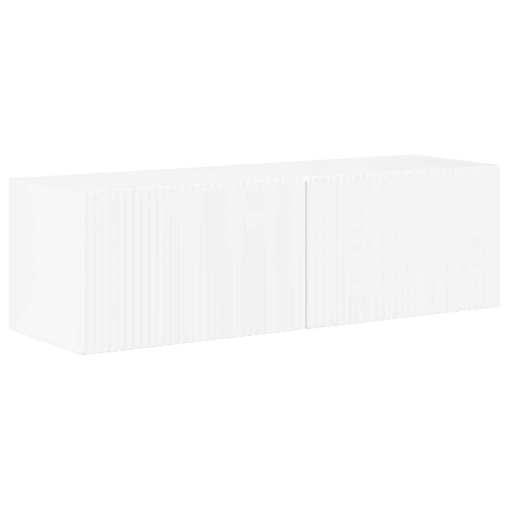 Conjunto de mueble para TV de pared 6 pcs brillante