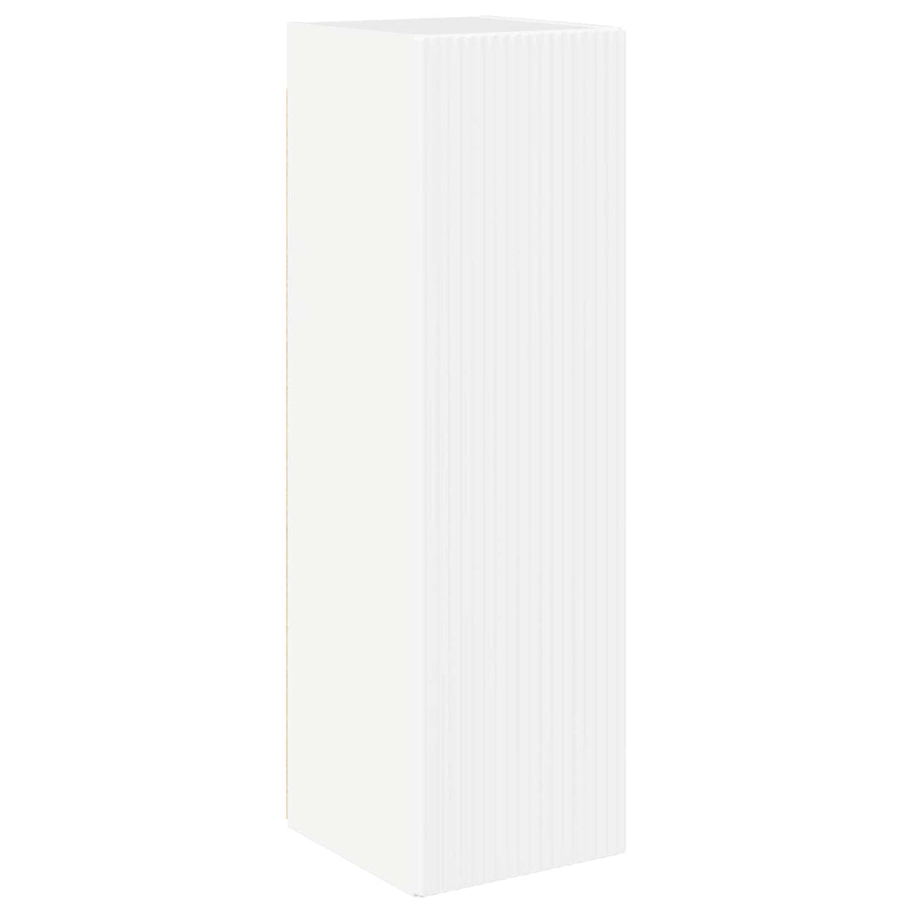 Conjunto de mueble para TV de pared 6 pcs brillante