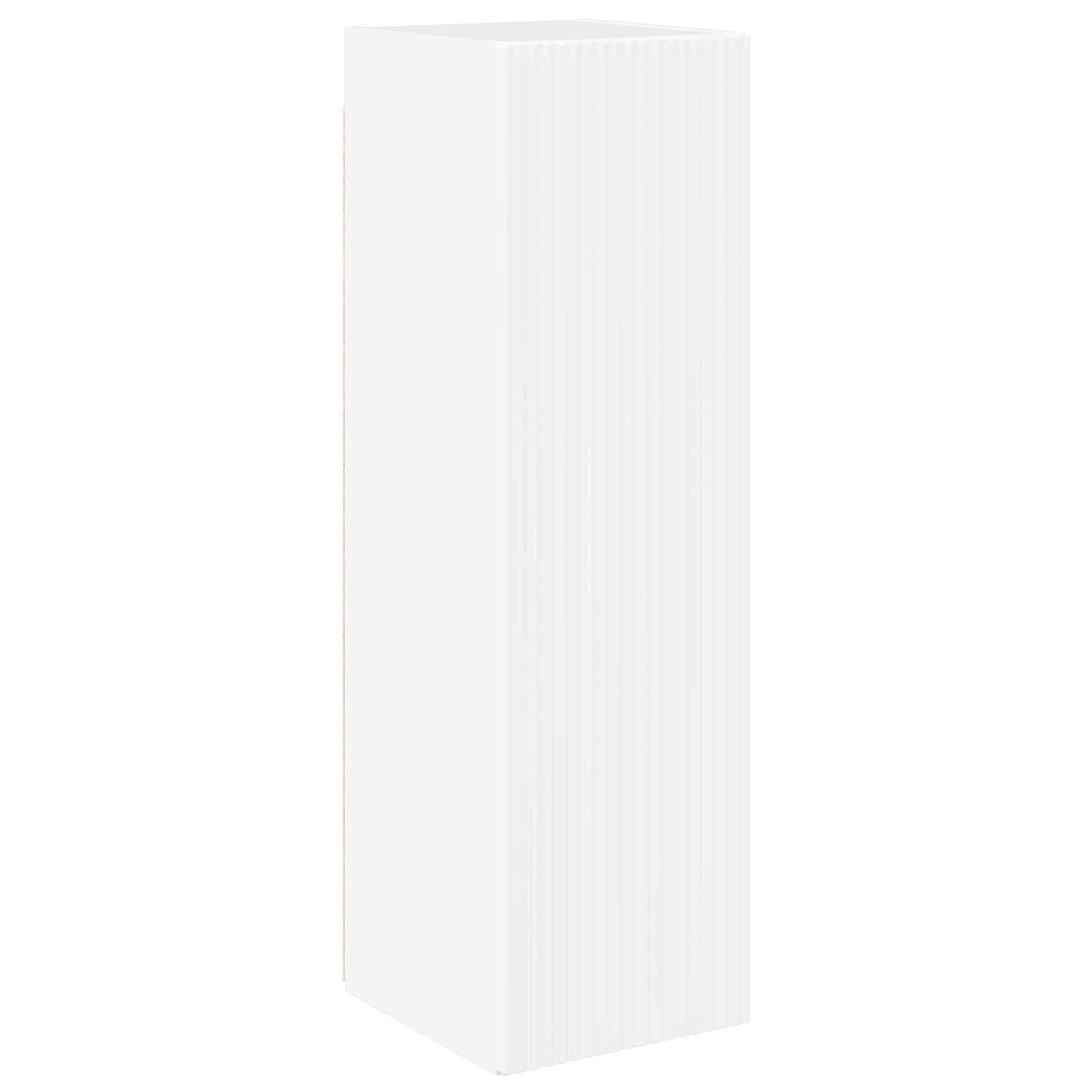 Conjunto de mueble para TV de pared 6 pcs brillante