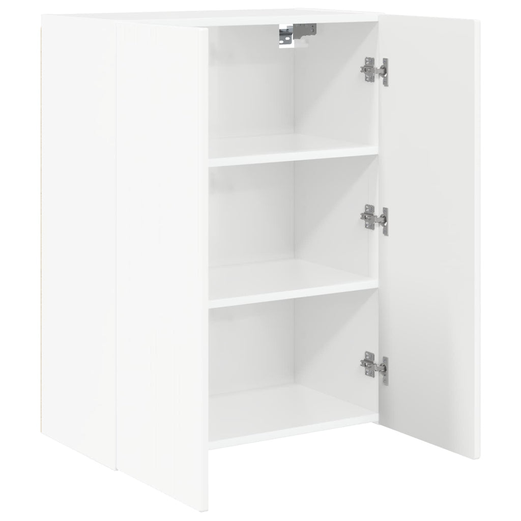 Conjunto de mueble para TV de pared 6 pcs brillante