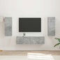 Conjunto de mueble de TV 2 pcs brillante Madera de ingeniería