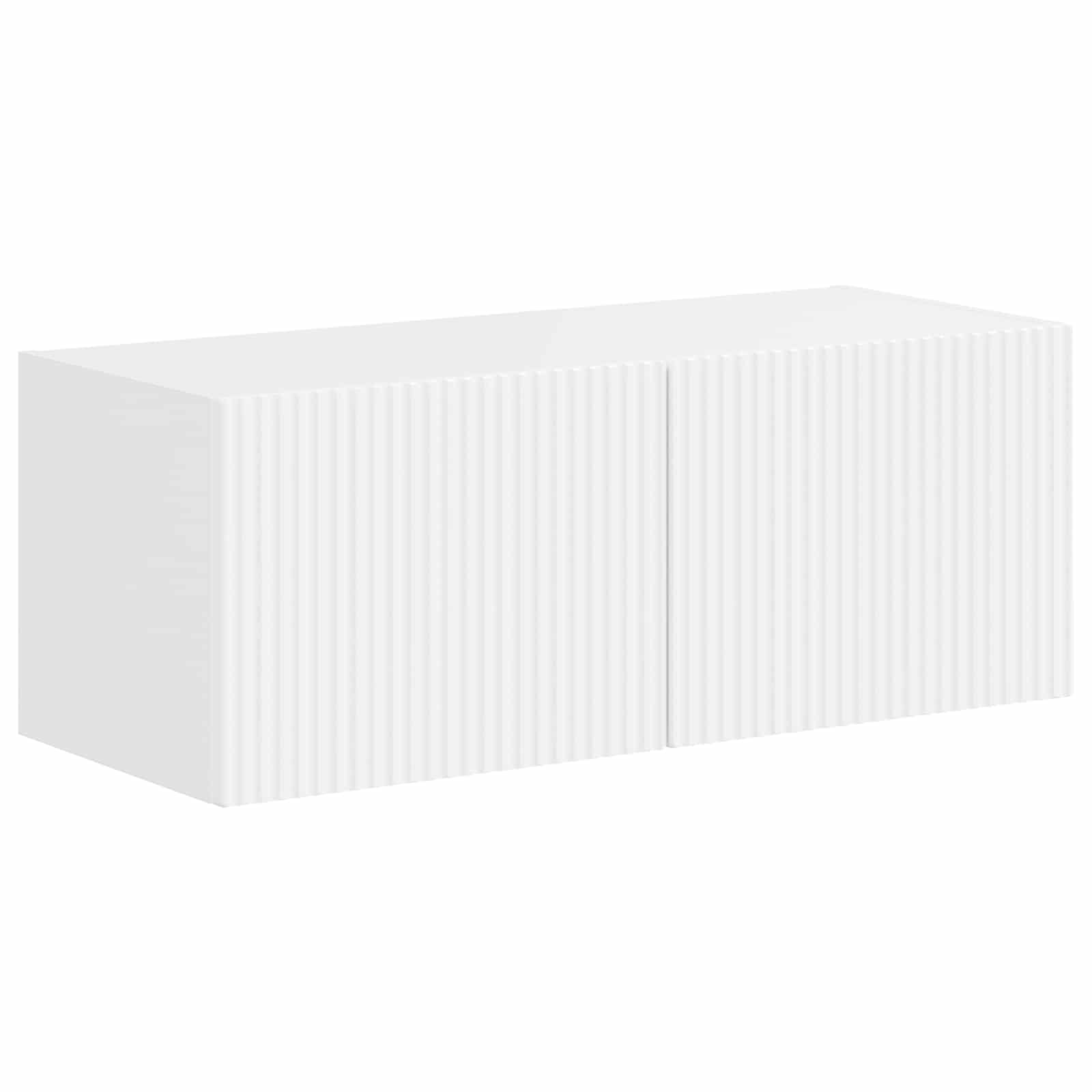 Conjunto de mueble de TV 4 pcs brillante Madera de ingeniería