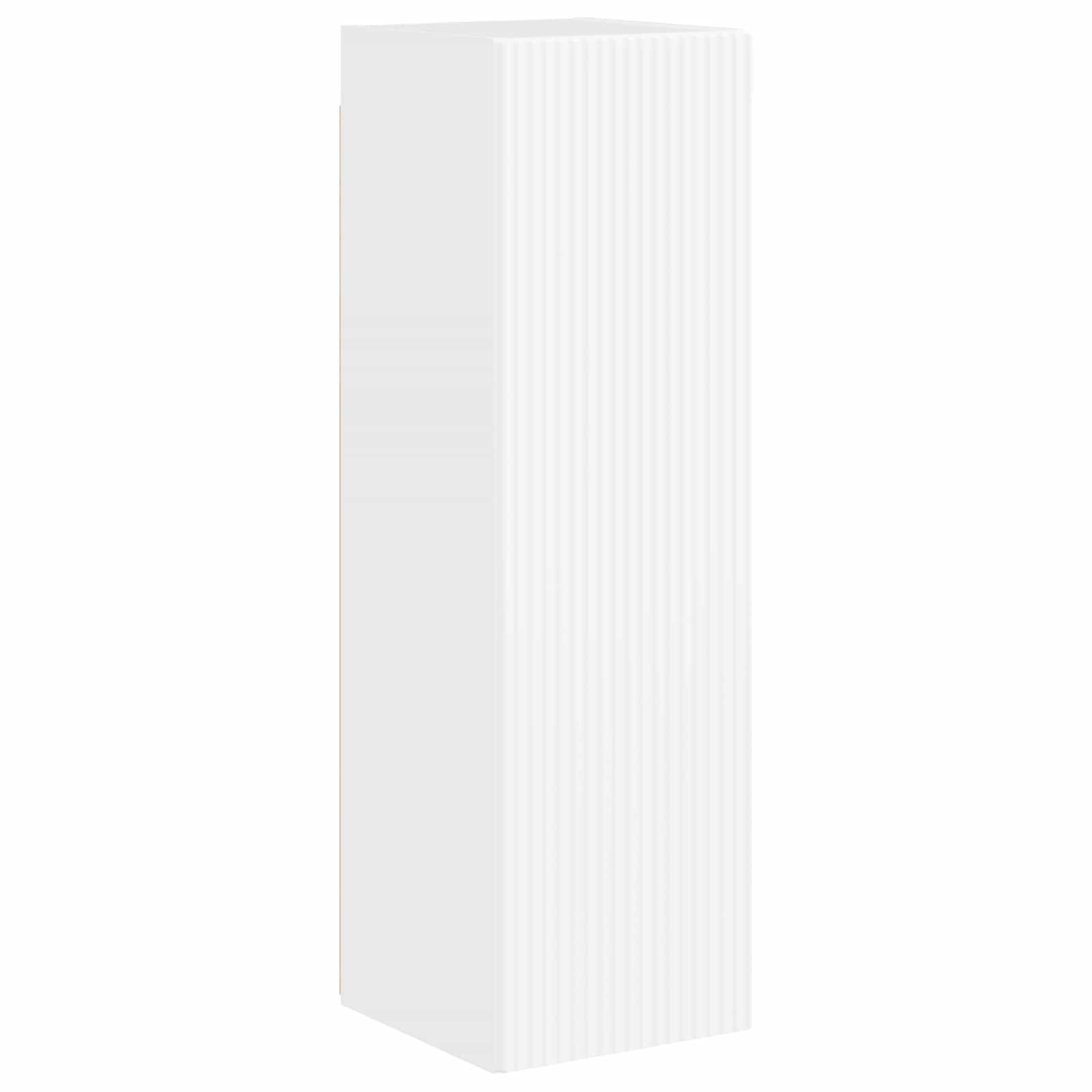 Conjunto de mueble de TV 4 pcs brillante Madera de ingeniería