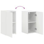 Conjunto de mueble de TV 4 pcs brillante Madera de ingeniería