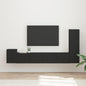 High Gloss 3-Piece TV Cabinet Set Engineered Wood