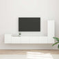 High Gloss 3-Piece TV Cabinet Set Engineered Wood