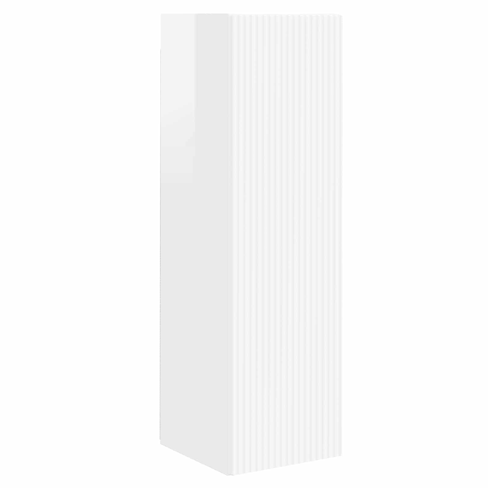 Conjunto de mueble de TV 4 pcs brillante Madera de ingeniería
