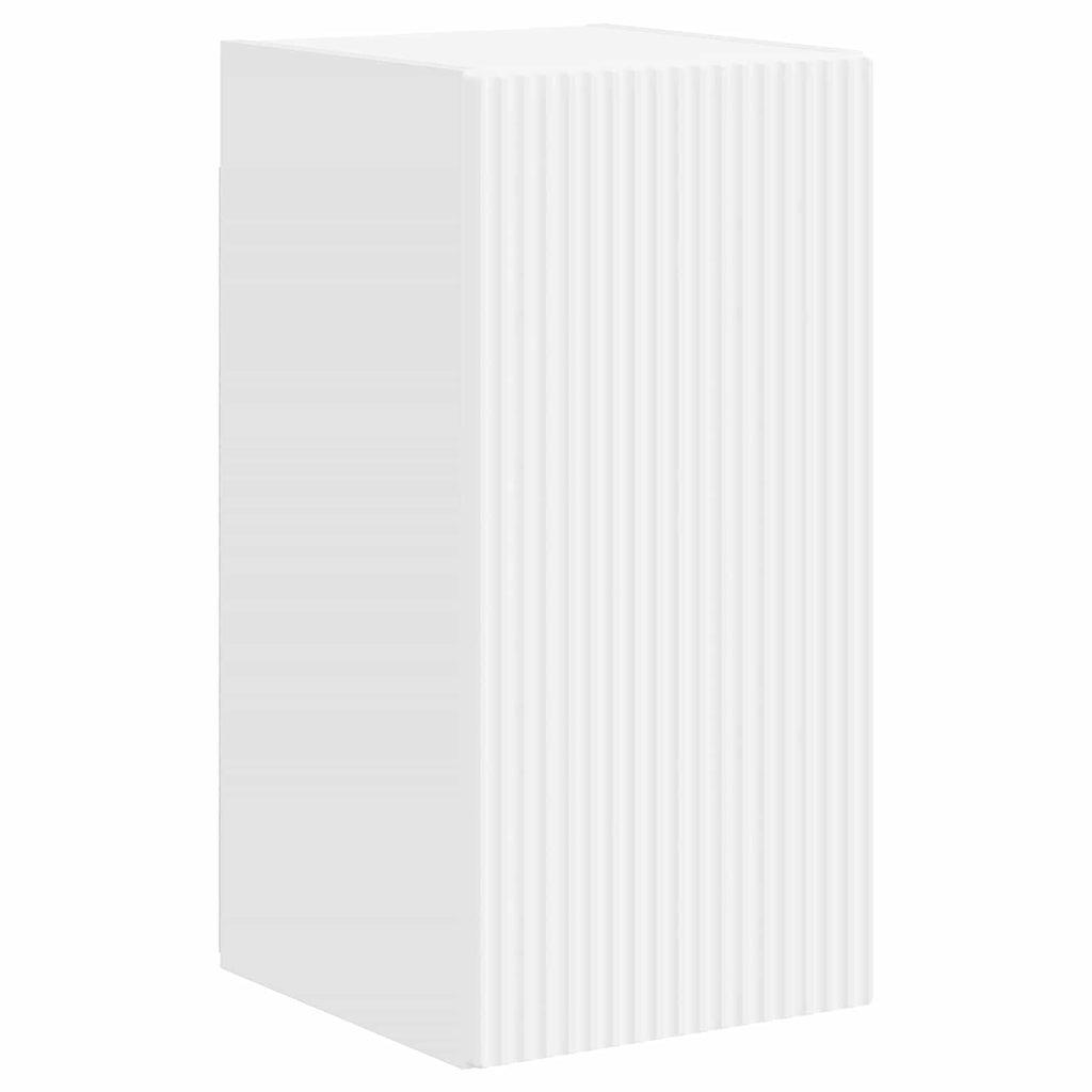 Conjunto de mueble de TV 4 pcs brillante Madera de ingeniería