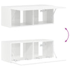Conjunto de mueble de TV 6 pcs brillante Madera de ingeniería