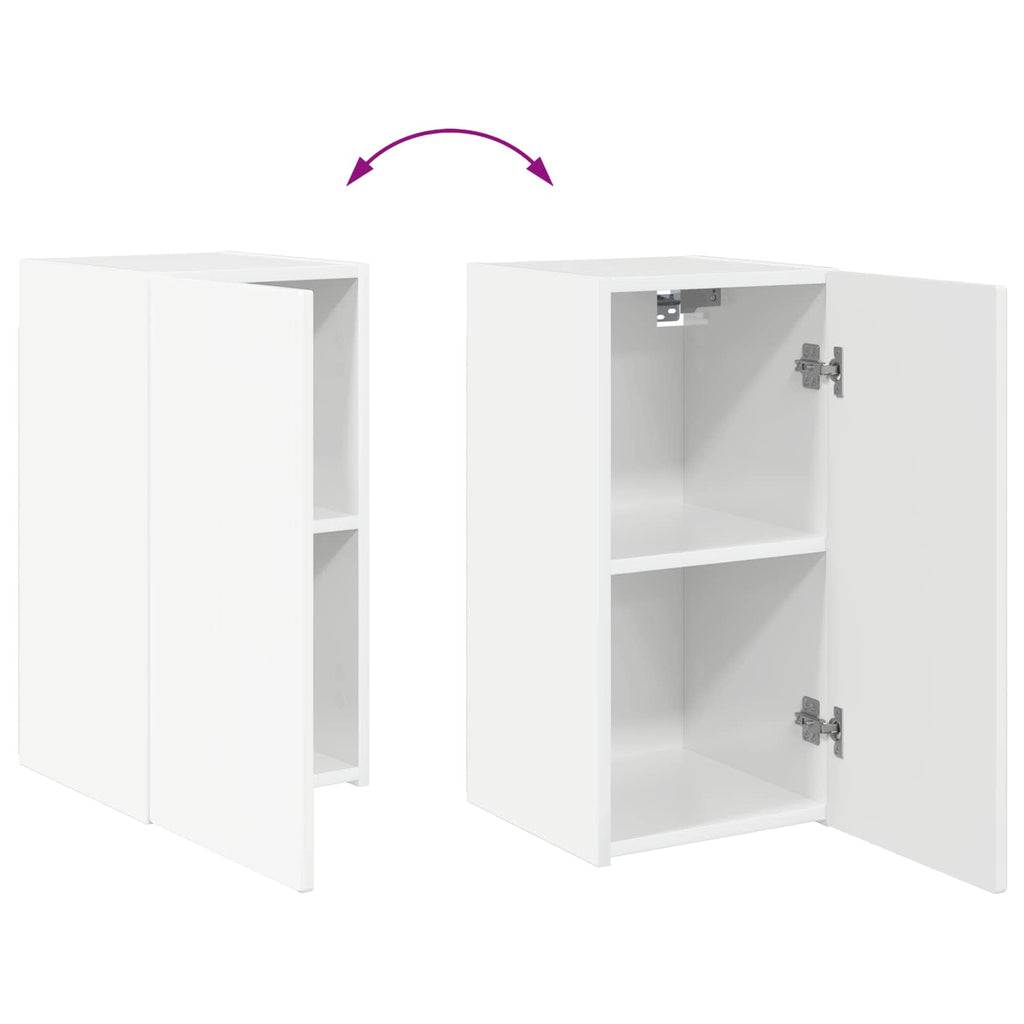Conjunto de mueble de TV 6 pcs brillante Madera de ingeniería
