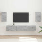 Conjunto de mueble de TV 5 pcs brillante Madera de ingeniería