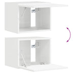 Conjunto de mueble de TV 5 pcs brillante Madera de ingeniería